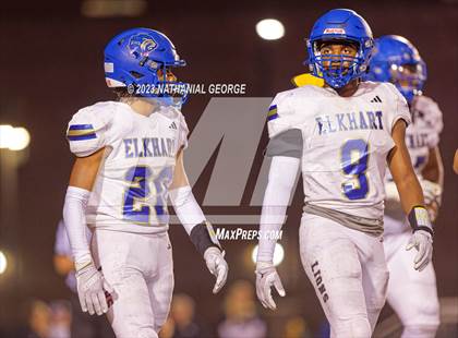 Thumbnail 1 in Elkhart @ Penn (IHSAA 6A Sectional Semifinal) photogallery.