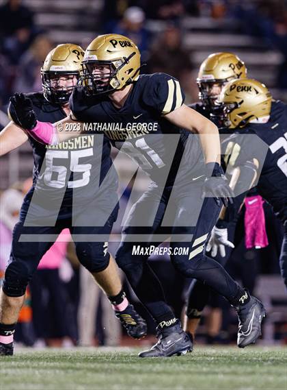 Thumbnail 2 in Elkhart @ Penn (IHSAA 6A Sectional Semifinal) photogallery.
