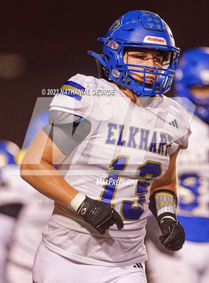 Thumbnail 2 in Elkhart @ Penn (IHSAA 6A Sectional Semifinal) photogallery.