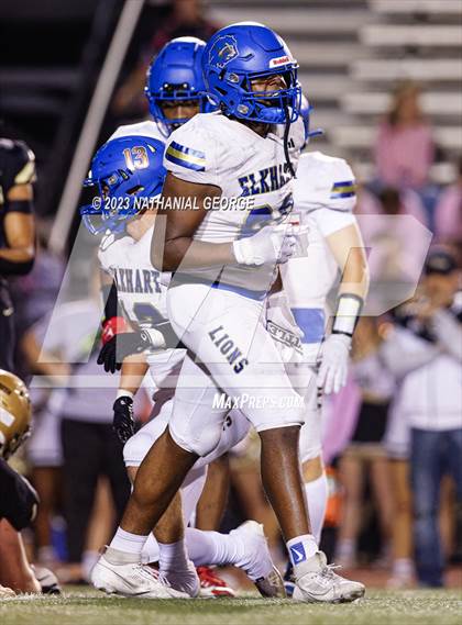 Thumbnail 1 in Elkhart @ Penn (IHSAA 6A Sectional Semifinal) photogallery.