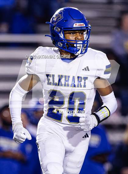 Thumbnail 1 in Elkhart @ Penn (IHSAA 6A Sectional Semifinal) photogallery.