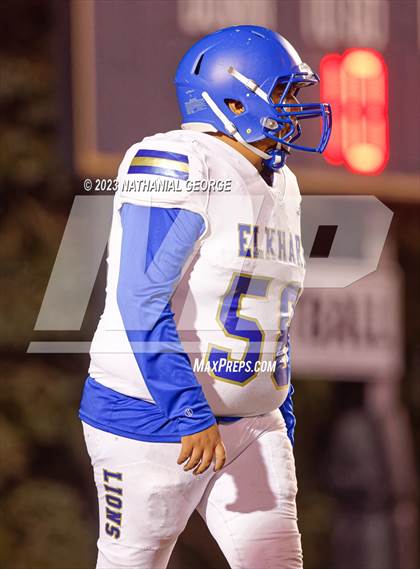 Thumbnail 1 in Elkhart @ Penn (IHSAA 6A Sectional Semifinal) photogallery.