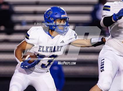 Thumbnail 2 in Elkhart @ Penn (IHSAA 6A Sectional Semifinal) photogallery.