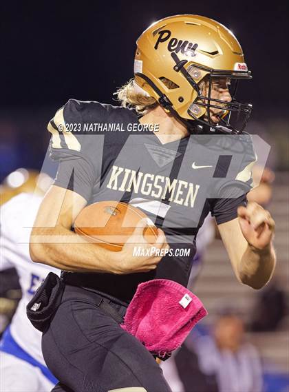 Thumbnail 3 in Elkhart @ Penn (IHSAA 6A Sectional Semifinal) photogallery.
