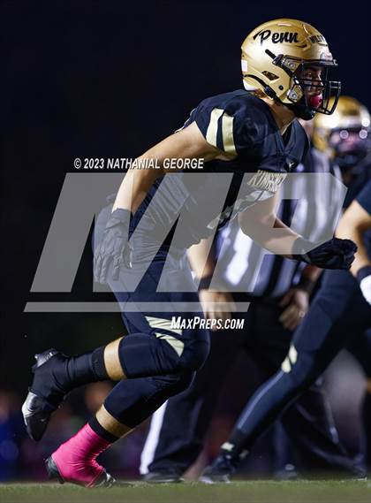 Thumbnail 2 in Elkhart @ Penn (IHSAA 6A Sectional Semifinal) photogallery.