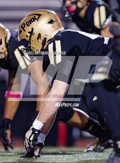 Thumbnail 1 in Elkhart @ Penn (IHSAA 6A Sectional Semifinal) photogallery.