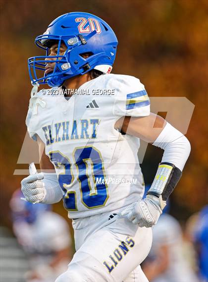 Thumbnail 1 in Elkhart @ Penn (IHSAA 6A Sectional Semifinal) photogallery.
