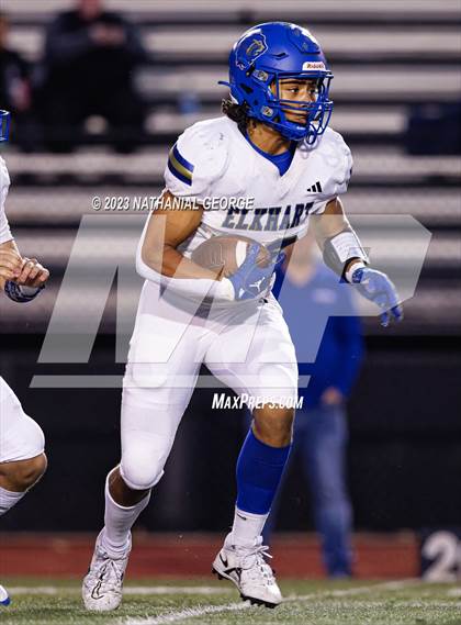 Thumbnail 1 in Elkhart @ Penn (IHSAA 6A Sectional Semifinal) photogallery.