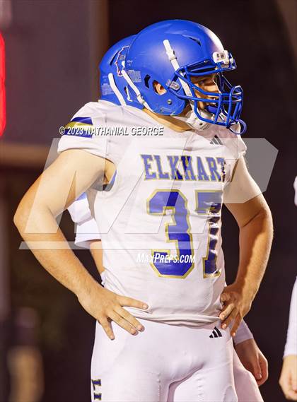 Thumbnail 2 in Elkhart @ Penn (IHSAA 6A Sectional Semifinal) photogallery.