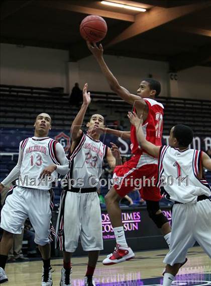 Thumbnail 1 in St. Mary's vs Salesian photogallery.