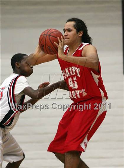 Thumbnail 1 in St. Mary's vs Salesian photogallery.