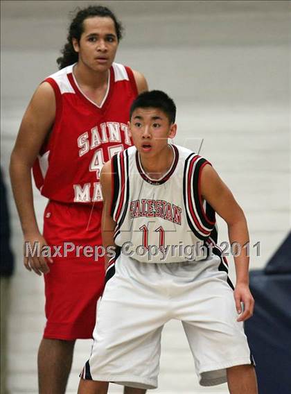 Thumbnail 3 in St. Mary's vs Salesian photogallery.