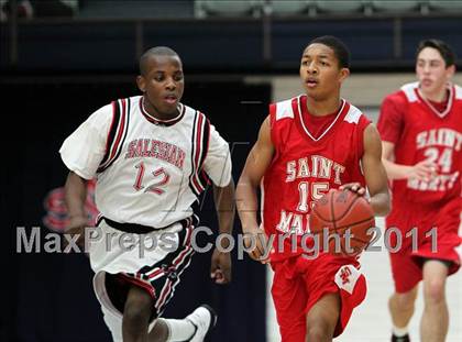 Thumbnail 2 in St. Mary's vs Salesian photogallery.