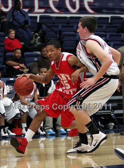 Thumbnail 1 in St. Mary's vs Salesian photogallery.