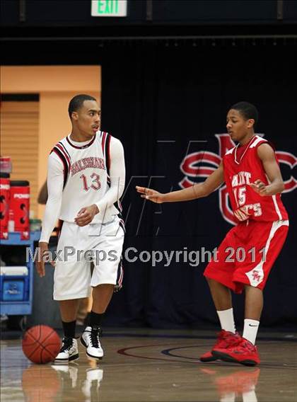 Thumbnail 3 in St. Mary's vs Salesian photogallery.