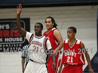 Thumbnail 1 in St. Mary's vs Salesian photogallery.
