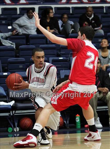 Thumbnail 3 in St. Mary's vs Salesian photogallery.
