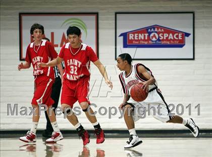 Thumbnail 3 in St. Mary's vs Salesian photogallery.