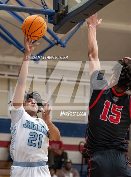 Thumbnail 1 in Overhills vs. Berean Baptist Academy (MLK Dream Jam 2024) photogallery.