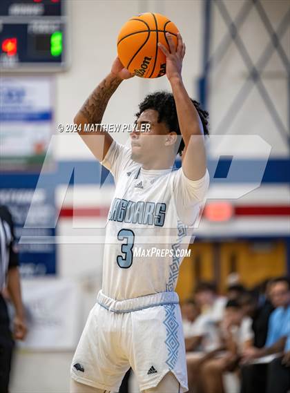 Thumbnail 1 in Overhills vs. Berean Baptist Academy (MLK Dream Jam 2024) photogallery.