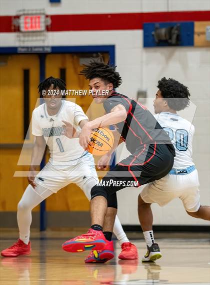 Thumbnail 2 in Overhills vs. Berean Baptist Academy (MLK Dream Jam 2024) photogallery.