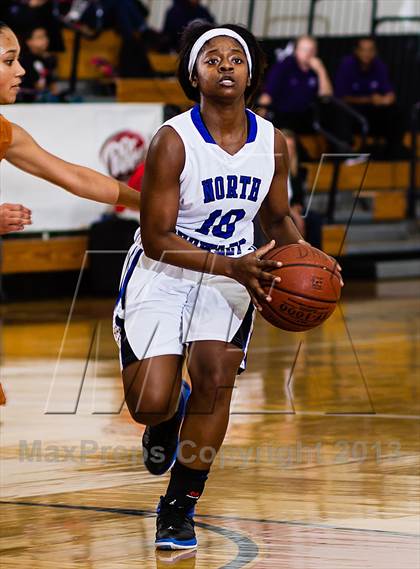 Thumbnail 2 in Dobie [J. Frank] vs North Crowley (McDonald's Texas Invitational) photogallery.