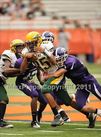 Thumbnail 1 in Ravena-Coeymans-Selkirk vs. Watertown (Syracuse Kickoff Classic ) photogallery.