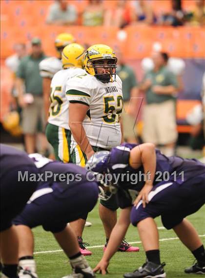 Thumbnail 2 in Ravena-Coeymans-Selkirk vs. Watertown (Syracuse Kickoff Classic ) photogallery.