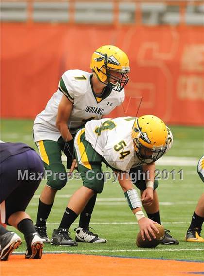 Thumbnail 3 in Ravena-Coeymans-Selkirk vs. Watertown (Syracuse Kickoff Classic ) photogallery.