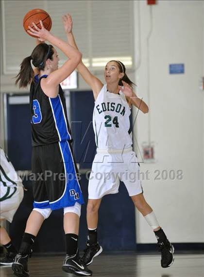 Thumbnail 1 in Dana Hills vs. Edison (Larry Doyle Tournament) photogallery.