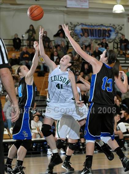Thumbnail 1 in Dana Hills vs. Edison (Larry Doyle Tournament) photogallery.