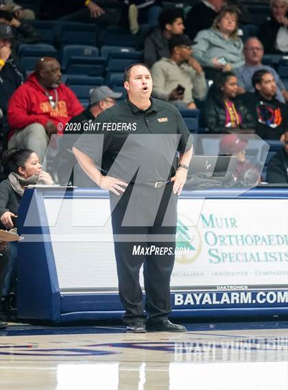 Thumbnail 3 in Salesian College Preparatory vs. Pacifica Christian/Orange County (MaxPreps MLK Classic) photogallery.
