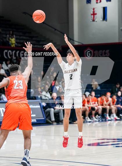 Thumbnail 3 in Salesian College Preparatory vs. Pacifica Christian/Orange County (MaxPreps MLK Classic) photogallery.