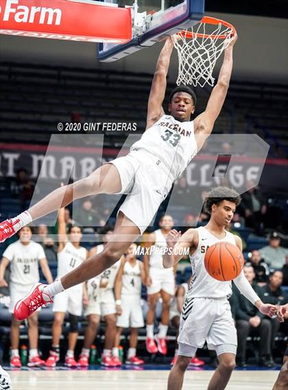 Thumbnail 2 in Salesian College Preparatory vs. Pacifica Christian/Orange County (MaxPreps MLK Classic) photogallery.