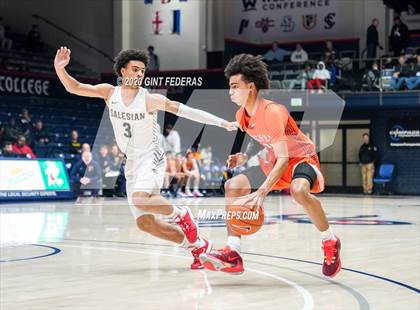 Thumbnail 2 in Salesian College Preparatory vs. Pacifica Christian/Orange County (MaxPreps MLK Classic) photogallery.