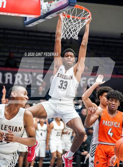 Thumbnail 1 in Salesian College Preparatory vs. Pacifica Christian/Orange County (MaxPreps MLK Classic) photogallery.