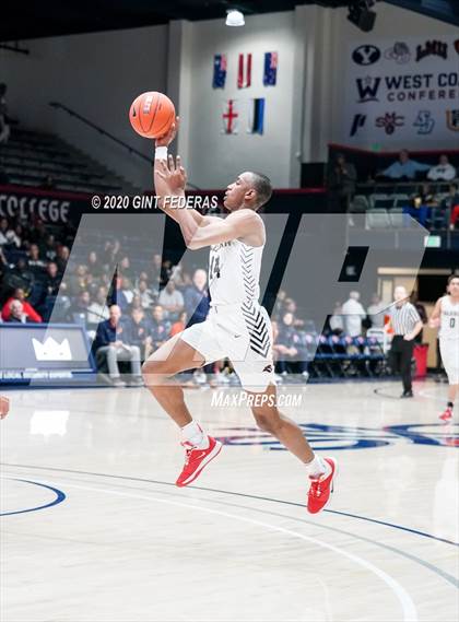 Thumbnail 1 in Salesian College Preparatory vs. Pacifica Christian/Orange County (MaxPreps MLK Classic) photogallery.