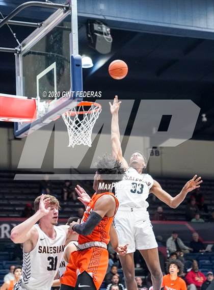 Thumbnail 1 in Salesian College Preparatory vs. Pacifica Christian/Orange County (MaxPreps MLK Classic) photogallery.