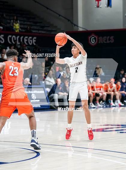 Thumbnail 2 in Salesian College Preparatory vs. Pacifica Christian/Orange County (MaxPreps MLK Classic) photogallery.