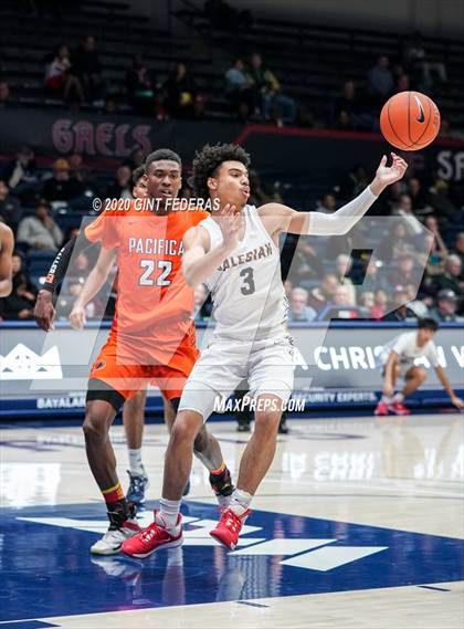 Thumbnail 3 in Salesian College Preparatory vs. Pacifica Christian/Orange County (MaxPreps MLK Classic) photogallery.