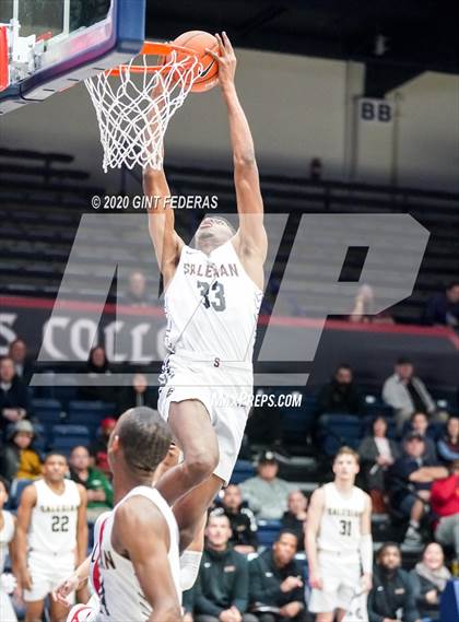 Thumbnail 3 in Salesian College Preparatory vs. Pacifica Christian/Orange County (MaxPreps MLK Classic) photogallery.