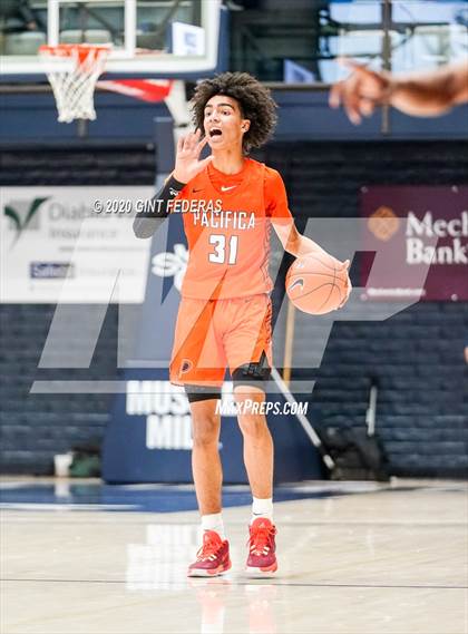 Thumbnail 1 in Salesian College Preparatory vs. Pacifica Christian/Orange County (MaxPreps MLK Classic) photogallery.