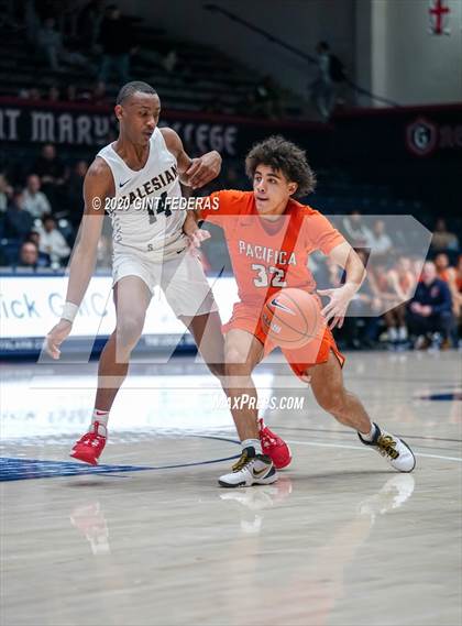 Thumbnail 2 in Salesian College Preparatory vs. Pacifica Christian/Orange County (MaxPreps MLK Classic) photogallery.