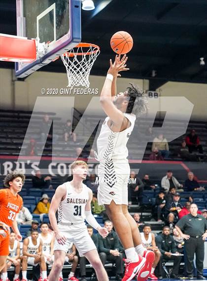 Thumbnail 3 in Salesian College Preparatory vs. Pacifica Christian/Orange County (MaxPreps MLK Classic) photogallery.