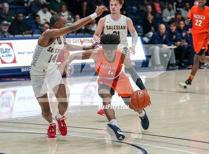 Thumbnail 2 in Salesian College Preparatory vs. Pacifica Christian/Orange County (MaxPreps MLK Classic) photogallery.