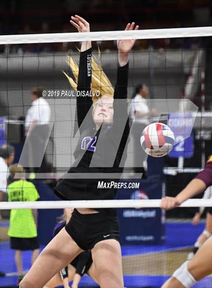 Thumbnail 3 in Lutheran vs. Alamosa (CHSAA 3A Quarter-Fina) photogallery.