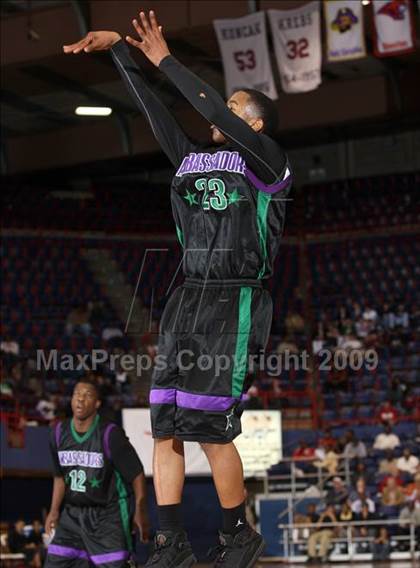 Thumbnail 2 in Findlay Prep vs God's Academy (Dallas Basketball Classic) photogallery.