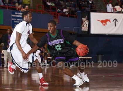 Thumbnail 3 in Findlay Prep vs God's Academy (Dallas Basketball Classic) photogallery.