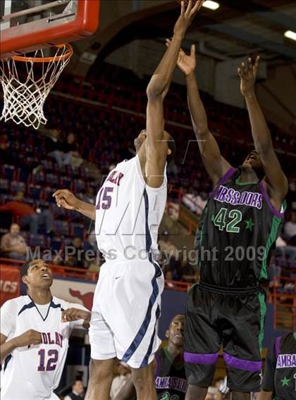 Thumbnail 1 in Findlay Prep vs God's Academy (Dallas Basketball Classic) photogallery.