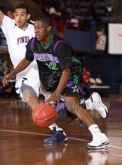 Thumbnail 1 in Findlay Prep vs God's Academy (Dallas Basketball Classic) photogallery.